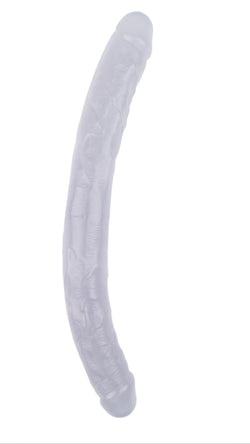 18” Double Ended Dildo - Clear
