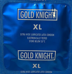 CONDOMS GOLD KNIGHT Extra Large