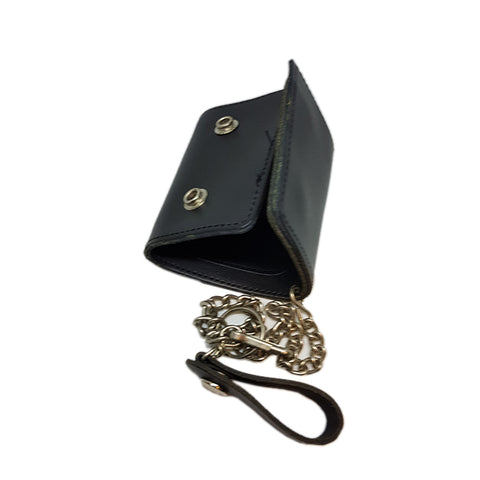 Small Leather Wallet on Chain