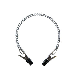 Non-Adjustable Alligator Clamps with Chain