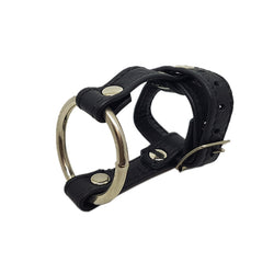 Cockring with Locking Ball Harness